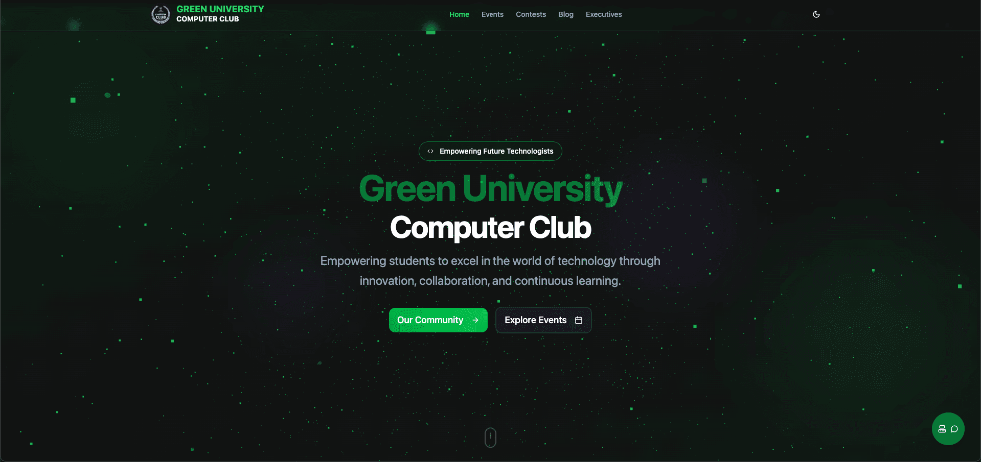 Green University Computer Club (GUCC) Website