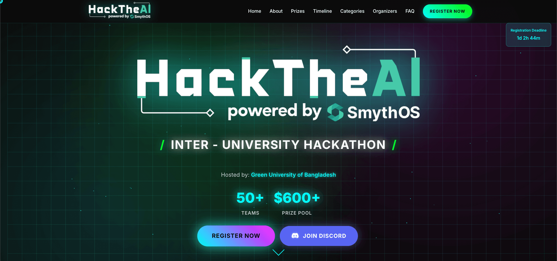 Hack The AI - Inter University Hackathon